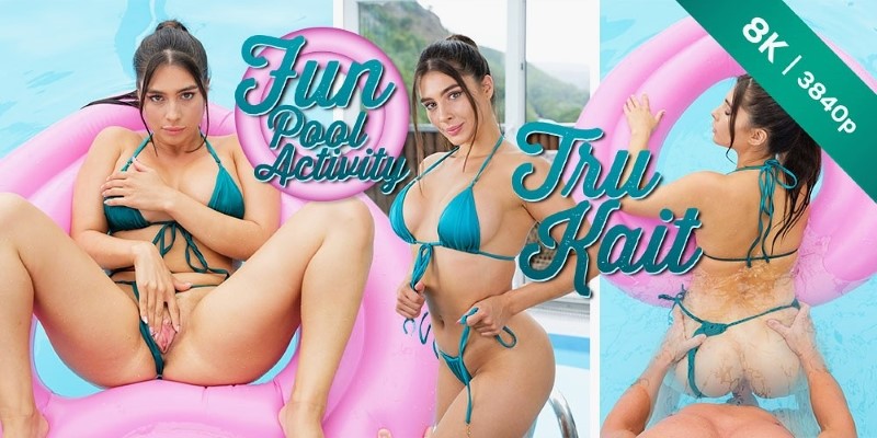 Watch Tru Kait in “Fun Pool Activity” VR Porn Video