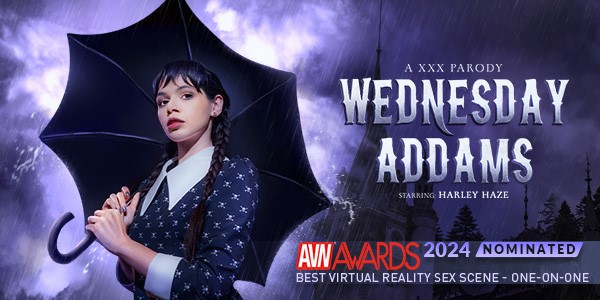 Watch Harley Haze in “Wednesday Addams (A XXX Parody)” VR Porn Video