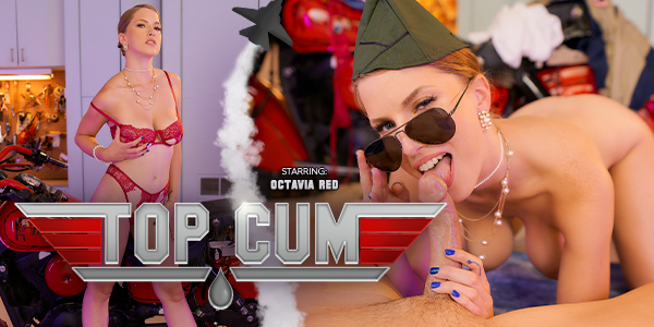 Watch Octavia Red in “Top Cum” VR Porn Video