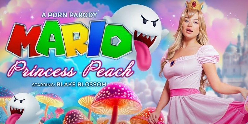 Watch Blake Blossom in “Mario: Princess Peach (A Porn Parody)” VR Porn Video