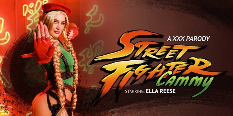 Watch Ella Reese in “Street Fighter: Cammy (A Porn Parody)” VR Porn Video