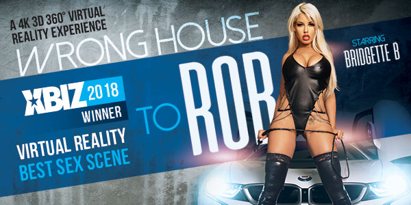 Watch Bridgette B in “The Wrong House to Rob” VR Porn Video