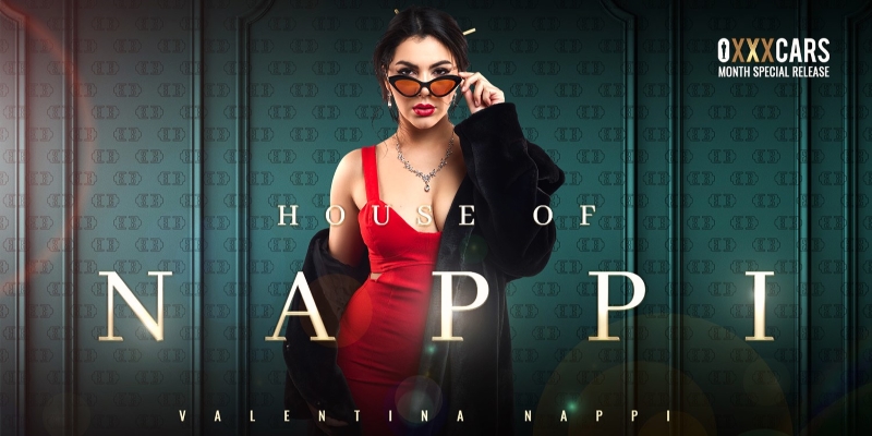 Watch Valentina Nappi in “Oxxxcars Special: House of Nappi” VR Porn Video