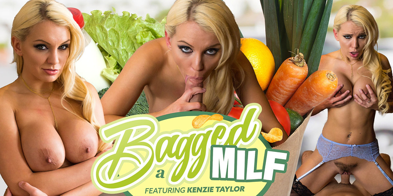 Watch Kenzie Taylor in “Bagged A MILF – Digitally Remastered” VR Porn Video