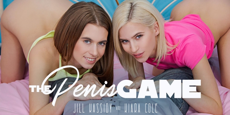 Watch Jill Kassidy & Kiara Cole in “The Penis Game” VR Porn Video